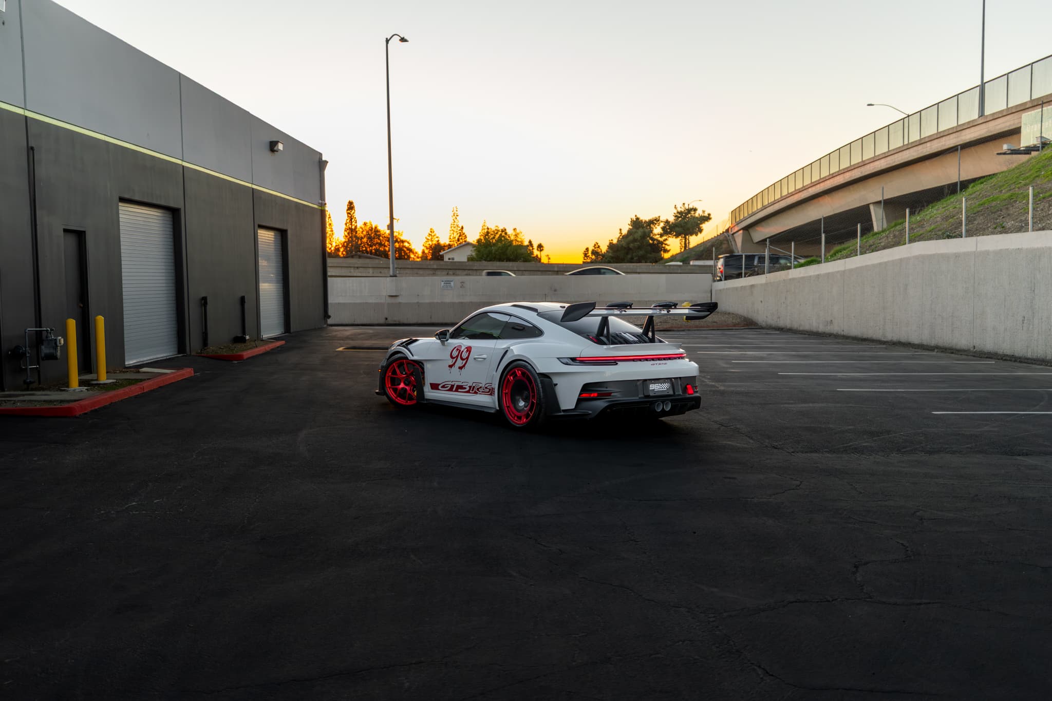 Porsche GT3 RS performance build parked outside 961 Motorsport